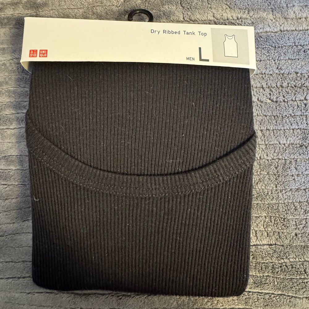 Uniqlo Black Cotton Blend Top